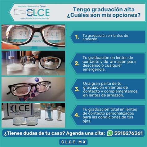 Tengo graduación alta Cuáles son mis opciones Clínica de Lentes de