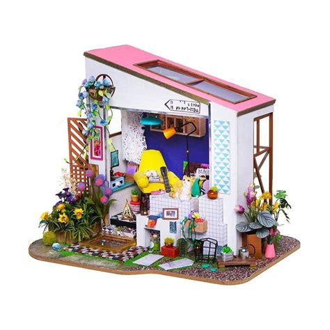 Robotime Rolife Diy Mini House Lilys Porch Model House Kits