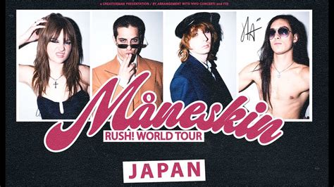 Maneskin Rush World Tour In Japan December 3 2023 Fam Cam 4k マネスキン In