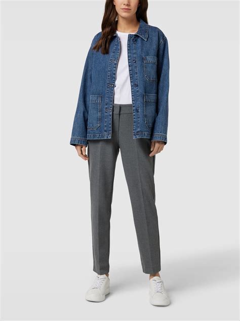 Weekend Max Mara Jeansjacke Mit Eingrifftaschen Modell Tema