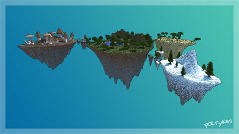 Schematic Floating Islands Minecraft Map