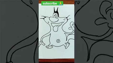 Oggy Drawing || cartoon drawing || Oggy Drawing easy || - YouTube