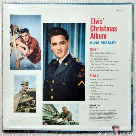 Elvis Presley ‎ Elvis Christmas Album 1959 Vinyl Lp Album Mono