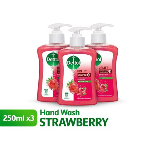 Dettol Hand Wash Strawberry 250ml 3 Packs Watsons Malaysia