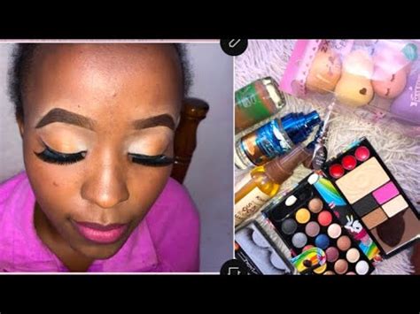 Make Up Haul Make Up On A Client For The First Time Youtube