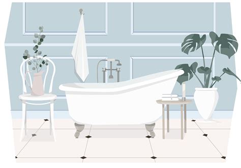 Vector Bathroom Illustration 224325 Vector Art at Vecteezy