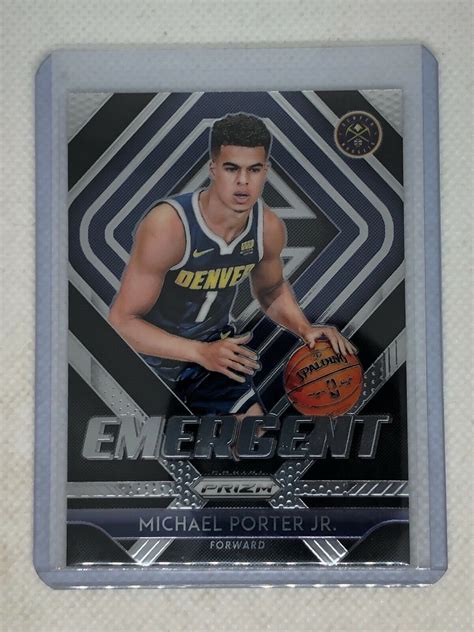 Michael Porter Jr 2018 19 Prizm Emergent Rookie RC 12 Denver Nuggets C