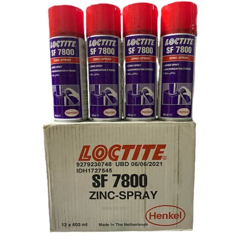 Loctite Sf 7800 Çinko Galvaniz Sprey 400 Ml X 12 Adet Lubegross