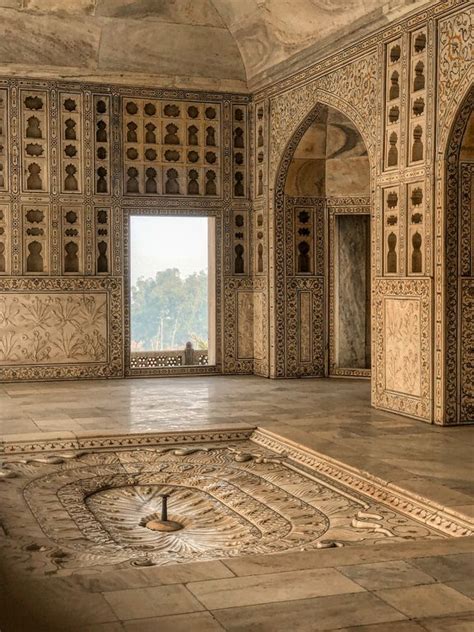 Interior Khas Mahal, Agra Fort (#9912) | India architecture, Indian architecture, Mughal ...