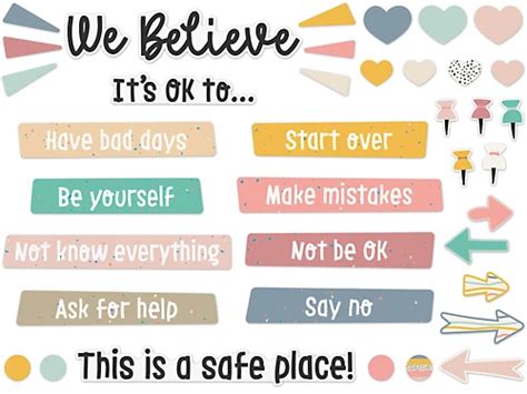 We Belong Motivational Bulletin Board Set At Lakeshore Learning