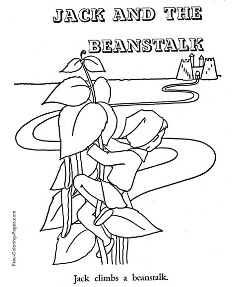 Jack And The Beanstalk Coloring