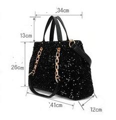 Grlhx120029 Shiny Sparking Handbag Shoulder Bag On Luulla