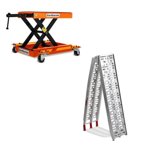 Set Scissor Lift Dolly Mid Lift M Mover Kg In Orange Aluminium