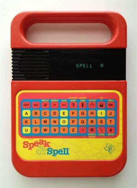 Speak And Spell Texas Instruments Ti Classic Electronic Toy And Game Everything Else