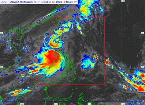 Pagasa: Heavy rainfall alert up in some Luzon areas amid Kristine