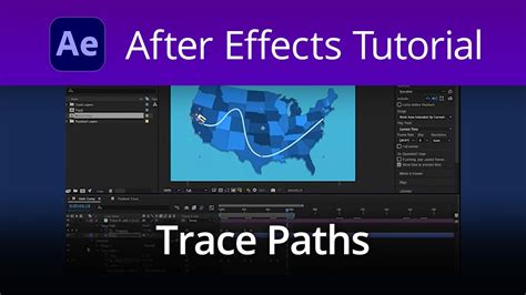 After Effects Tutorial Learn How To Use Trace Paths YouTube