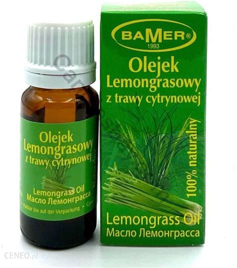 Bamer Olejek Eteryczny Lemongrasowy 7Ml Naturalny 539 Opinie I