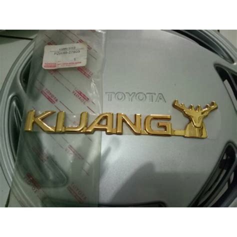 Jual Emblem Gold Emas Asli Orisinil Original Toyota Tanduk kijang ...