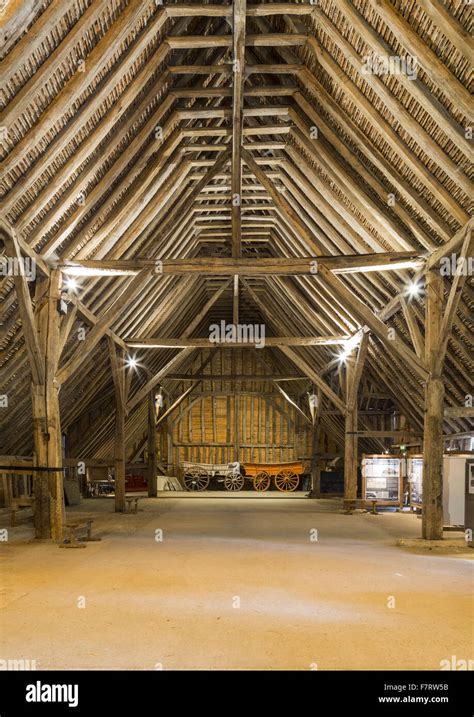 Inside Grange Barn Essex One Of Europes Oldest Timber Framed