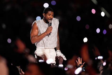 Usher Ilumina El Emparrillado Del Super Bowl LVIII Con El Show De Medio