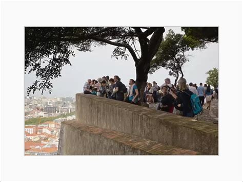 Mounted Print Of Portugal Estredmadura Lisbon Bairro Do Castello