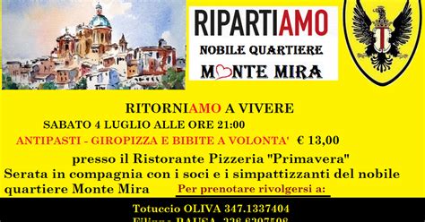 Nobile Quartiere Monte Mira Giropizza Di Quartiere