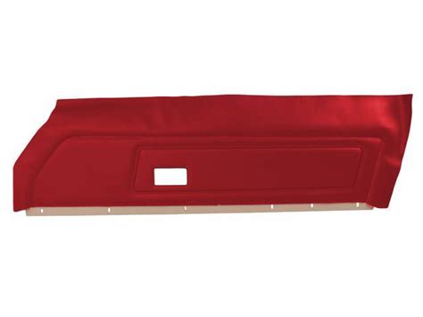 Panel Set Premium Inside Door Dlx Red Madrid Grain Vinyl W Tetra Inserts Pre Assembled