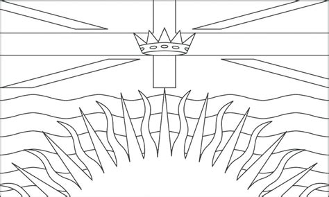 Jamaican Flag Coloring Page Coloring Pages