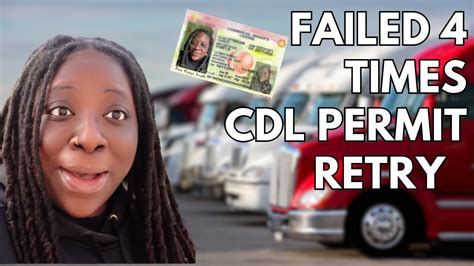 I Failed 4 Times Final Cdl Permit Test Results Youtube