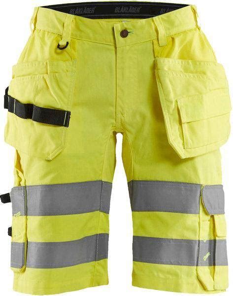 Blåkläder High Vis Shorts Stretch Neon gul Pris