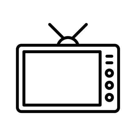 Television Vector Icon 2206018 Vector Art at Vecteezy