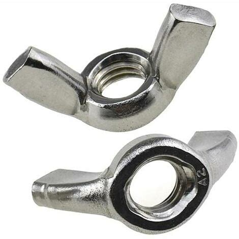 Alwaysh M Wing Nuts Pack Of Zinc Plated For Bolts And Fixings