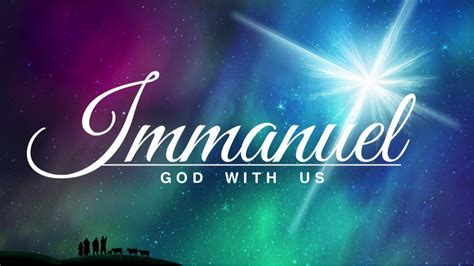 Immanuel – God with us – Arise Ambassadors Ministries