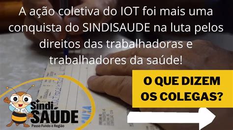 O Que Dizem Os Colegas SindiSaúde Passo Fundo