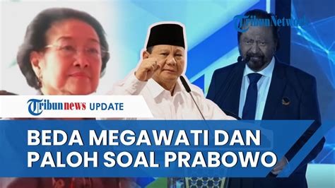 Beda Reaksi Megawati Surya Paloh Soal Koalisi Gemuk Dukung Prabowo