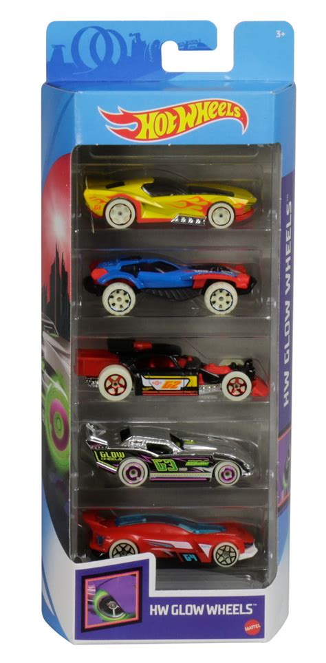 Set 5 Masini Hot Wheels Cu Roti Fluorescente EToys Ro Acum Cu Livrare La Easybox