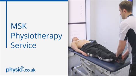 MSK Physiotherapy Service YouTube