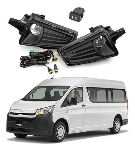 Kit Faros Niebla Toyota Hiace 2020 2021 Biseles Y Switch Meses Sin