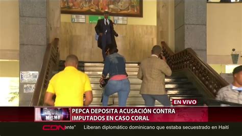 Depositan formal acusación contra imputados en caso Coral