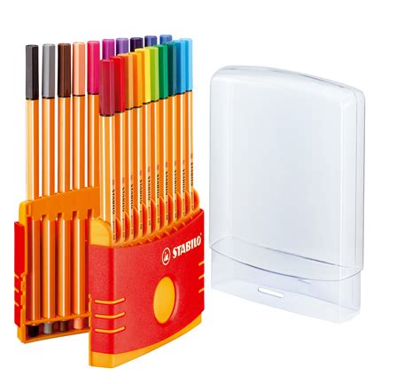 STABILO Fineliner Point 88 ColorParade Box Mit 20 Stiften 0 4 Mm EBay