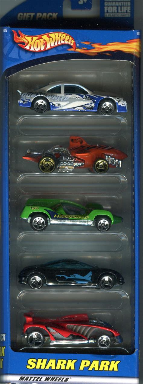 Mattel HOT WHEELS SHARK PARK GIFT PACK Car Gift Pack MINT For Sale