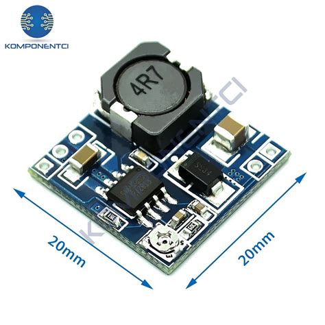 2A Mini Ayarlanabilir DC DC Voltaj Düşürücü Modül Komponentci