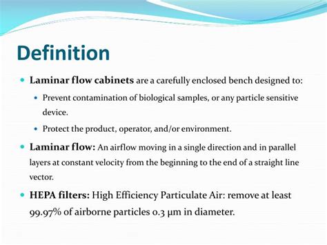 PPT - Laminar Flow Cabinets PowerPoint Presentation - ID:2613787