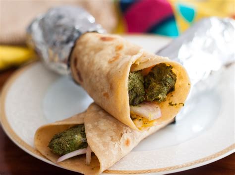 Hariyali Chicken Tikka Wrap Recipe By Archana S Kitchen