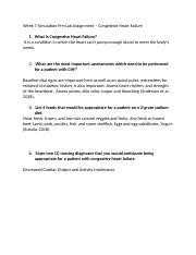 Week Pre Lab Assignment Chf Pm Docx Week Simulation