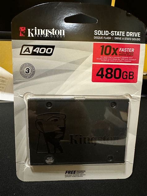 Kingston A400 480GB SSD [Sealed], Computers & Tech, Parts & Accessories ...