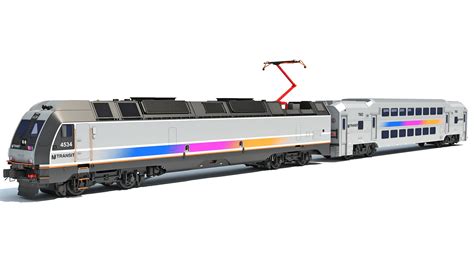 Nj New Jersey Transit Train 3d Models 3d Horse