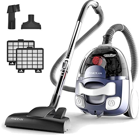 Bagless Canister Vacuum Cleaner, with Double HEPA Filtration - Vacuum ...