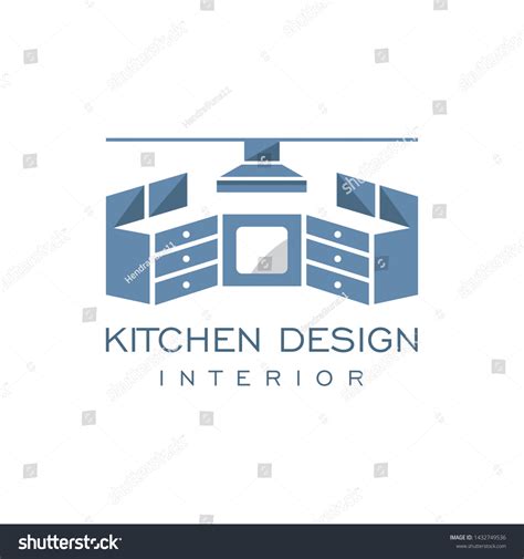 Kitchen Set Interior Graphic Vector Logo Stock Vector (Royalty Free ...