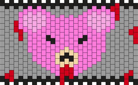 Gloomy Bear Cuff Pony Bead Patterns Characters Kandi Patterns For